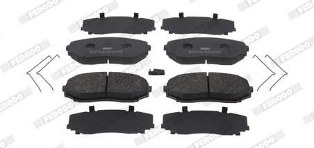 Set placute frana Ferodo FDB5433