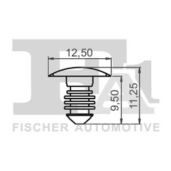 CLIPS, ACOPERIRE DECORATIVA SI PROTECTIE FA1 11-40100.25 - Compatibil cu SEAT