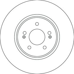 DISC FRANA TRW DF6829S - Compatibil cu HYUNDAI, KIA