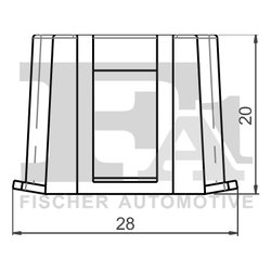 SUPORT FAR FA1 12-60006.25 - Compatibil cu OPEL