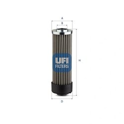 FILTRU SISTEM HIDRAULIC PRIMAR UFI 83.108.00 - Piesa auto compatibila cu mai multe marci