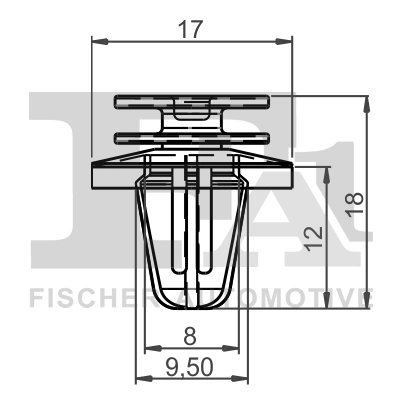 clips, acoperire decorativa si protectie FA1 14-40018.25