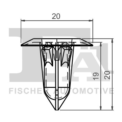 clips, acoperire decorativa si protectie FA1 33-60013.10