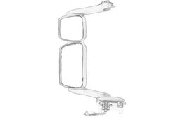 OGLINDA EXTERIOARA PACOL IVE-MR-031 - Compatibil cu IVECO