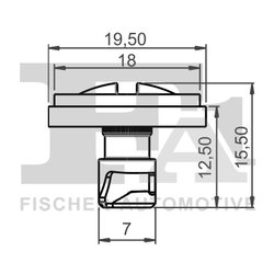 clips, acoperire decorativa si protectie FA1 11-40089.10
