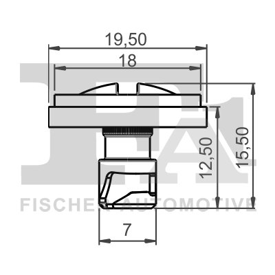 CLIPS, ACOPERIRE DECORATIVA SI PROTECTIE FA1 11-40089.10 - Compatibil cu AUDI, SEAT