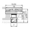 CLIPS, ACOPERIRE DECORATIVA SI PROTECTIE FA1 11-40089.10 - Compatibil cu AUDI, SEAT