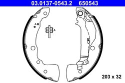 Set saboti frana ATE 03.0137-0543.2