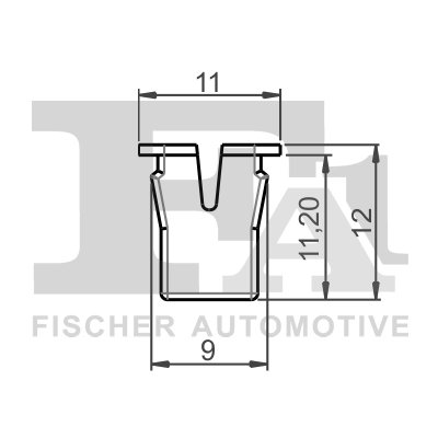 clips, acoperire decorativa si protectie FA1 12-60001.10