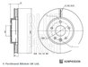 DISC FRANA BLUE PRINT ADBP430206 - Compatibil cu MAXUS
