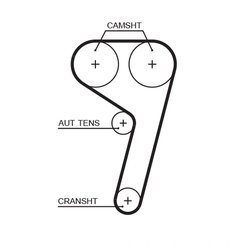 SET DISTRIBUTIE CUREA SI POMPA APA GATES KP45669XS - Compatibil cu FORD, FORD AUSTRALIA, MAZDA, VOLVO