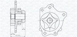 Pompa ulei Magneti Marelli 351516000116