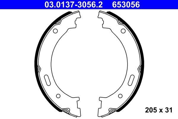 Set saboti frana ATE 03.0137-3056.2