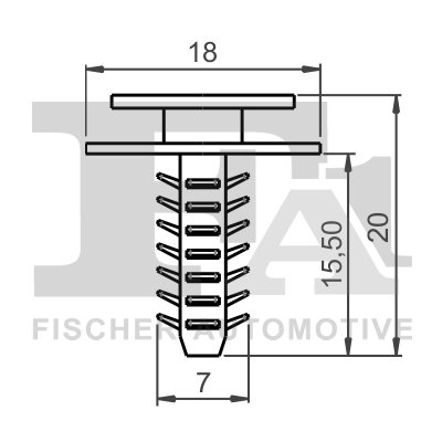 clips, acoperire decorativa si protectie FA1 33-40009.10