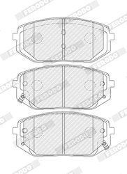 SET PLACUTE FRANA FERODO FDB5445 - Compatibil cu HYUNDAI, KIA