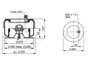 Burduf suspensie pneumatica Contitech AIR Spring SK 175-602 