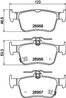Set placute frana Textar 2695801