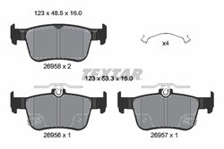 Set placute frana Textar 2695801