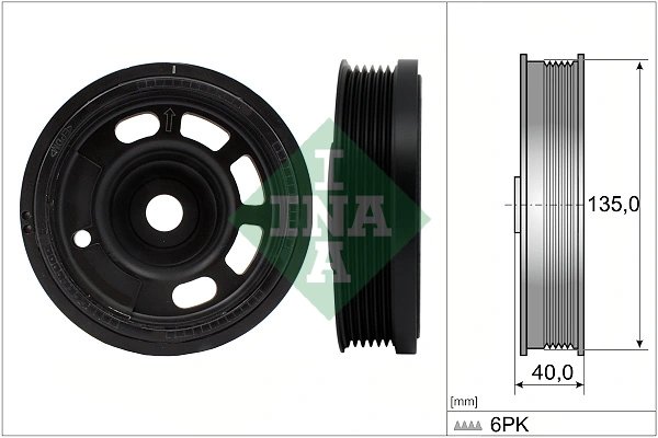 FULIE ARBORE COTIT / VIBROCHEN INA 544 0172 10 - Compatibil cu AUDI, SEAT, SKODA, VW