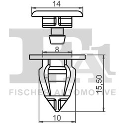 clips, acoperire decorativa si protectie FA1 22-40010.10