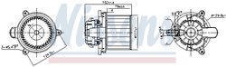 Ventilator habitaclu Nissens 87626