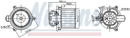 VENTILATOR HABITACLU NISSENS 87626 - Compatibil cu HYUNDAI