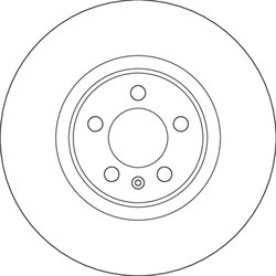 DISC FRANA TRW DF6797S - Compatibil cu AUDI