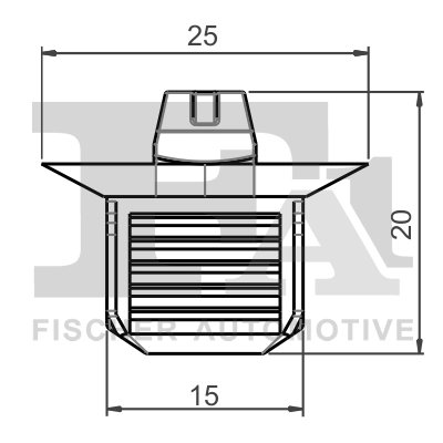CLIPS, ACOPERIRE DECORATIVA SI PROTECTIE FA1 11-40028.5 - Compatibil cu SEAT, SKODA, VW