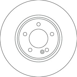 DISC FRANA TRW DF4638S - Compatibil cu MERCEDES-BENZ