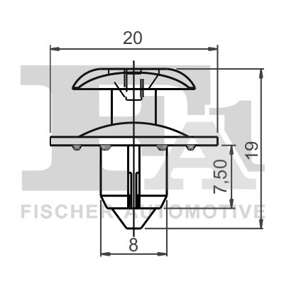 clips, acoperire decorativa si protectie FA1 13-20003.25