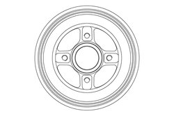 Tambur frana TRW DB4575B