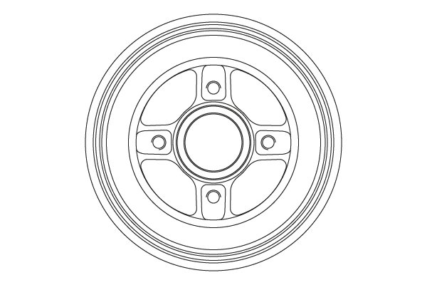 Tambur frana TRW DB4575B