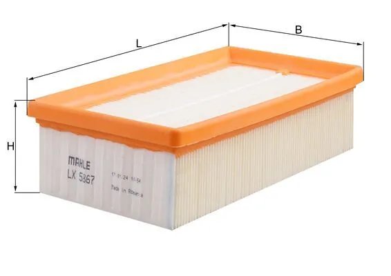 FILTRU AER KNECHT LX 5867 - Compatibil cu DACIA, RENAULT