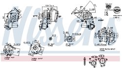 TURBINA NISSENS 93770 - Compatibil cu LEXUS, TOYOTA