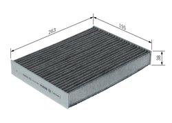 Filtru aer habitaclu BOSCH 0 986 628 637