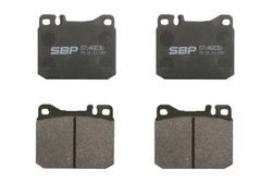 Set placute frana SBP 07-AG030