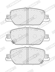 SET PLACUTE FRANA FERODO FDB4964 - Compatibil cu HONDA