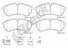 SET PLACUTE FRANA BRECK 22147 00 653 00 - Compatibil cu MAN, VW