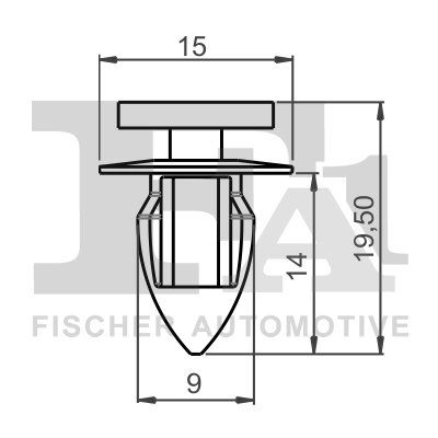 clips, acoperire decorativa si protectie FA1 22-40012.10