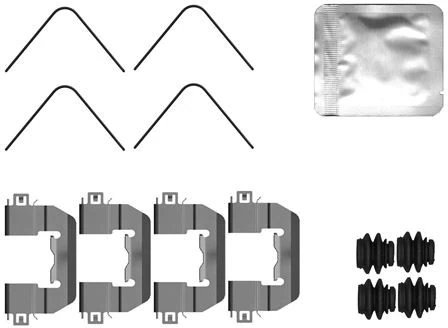 Set accesorii placute frana Textar 82561500