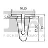 CLIPS, ACOPERIRE DECORATIVA SI PROTECTIE FA1 11-60033.5 - Compatibil cu AUDI, SEAT, SKODA, VW