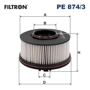 FILTRU COMBUSTIBIL FILTRON PE 874/3 - Compatibil cu HYUNDAI