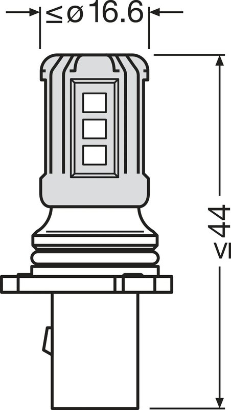 BEC INCANDESCENT OSRAM 828DWP-1BL - Piesa auto compatibila cu mai multe marci
