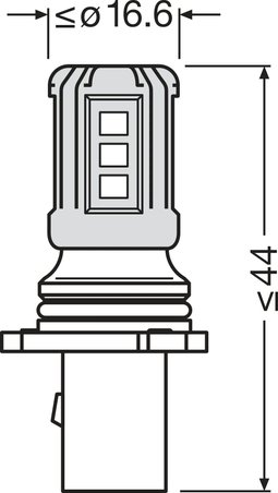 BEC INCANDESCENT OSRAM 828DWP-1BL - Piesa auto compatibila cu mai multe marci