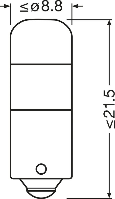Bec, lumini interioare Osram 3893DWP-2BL