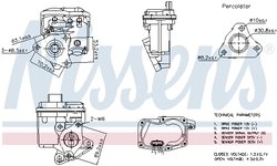 Supapa EGR Nissens 98402