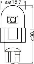 BEC, LUMINI INTERIOARE OSRAM 921DWP-2BL - Piesa auto compatibila cu mai multe marci