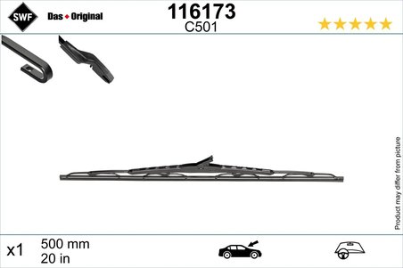 LAMELA STERGATOR SWF 116173 - Compatibil cu BMW, CHEVROLET, HONDA, HYUNDAI, JEEP, LAND ROVER, LEXUS, MITSUBISHI, NISSAN, OPEL, P
