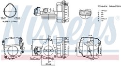Carcasa clapeta acceleratie Nissens 955092