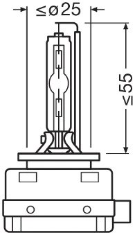 BEC, FAR FAZA LUNGA OSRAM 66340CBB-2HB - Piesa auto compatibila cu mai multe marci